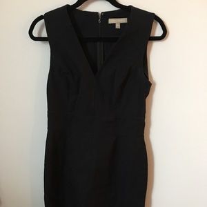 Navy Banana Republic sheath, size 8